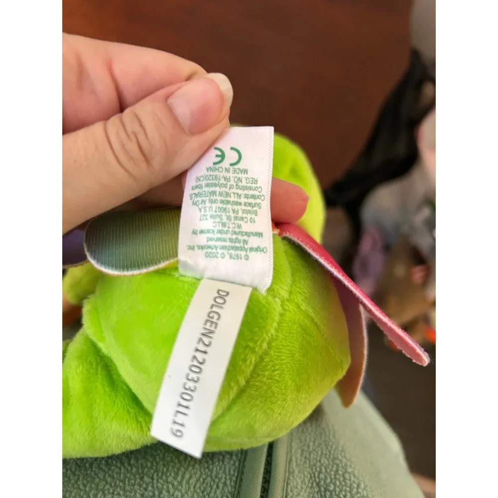 Cabbage Patch Kids Cuties Butterfly Plush Doll Green Rainbow Wings 9 Inch